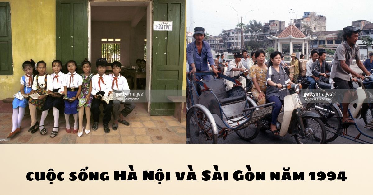 Ảnh quý về Hà Nội và Sài Gòn năm 1994: Hà Nội thanh bình mộc mạc, Sài Gòn nhộn nhịp đông đúc
