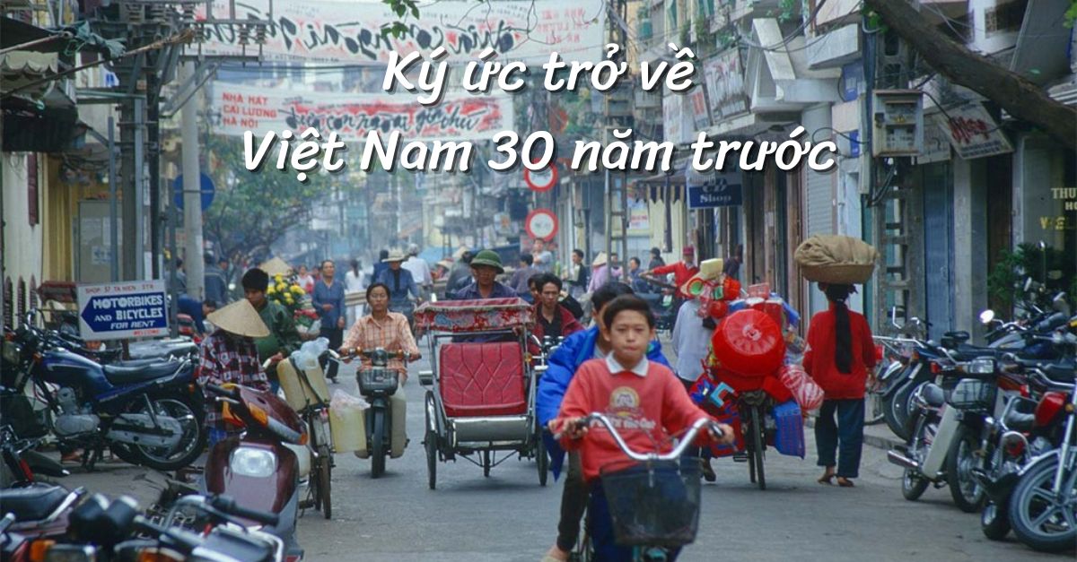 Việt Nam cuối thập niên 1990: Trẻ em thích thú khi được ông Tây chụp ảnh, xích lô chở 7 đứa trẻ!